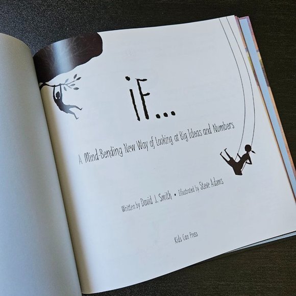 4/$25 If: A Mind-Bending New Way of Looking at Big Ideas and Numbers - Hardcover - Picture 3 of 5